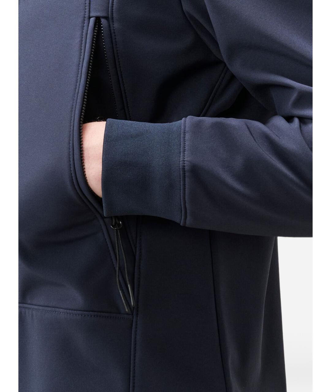 CP COMPANY Синяя полиэстеровая куртка, фото 2