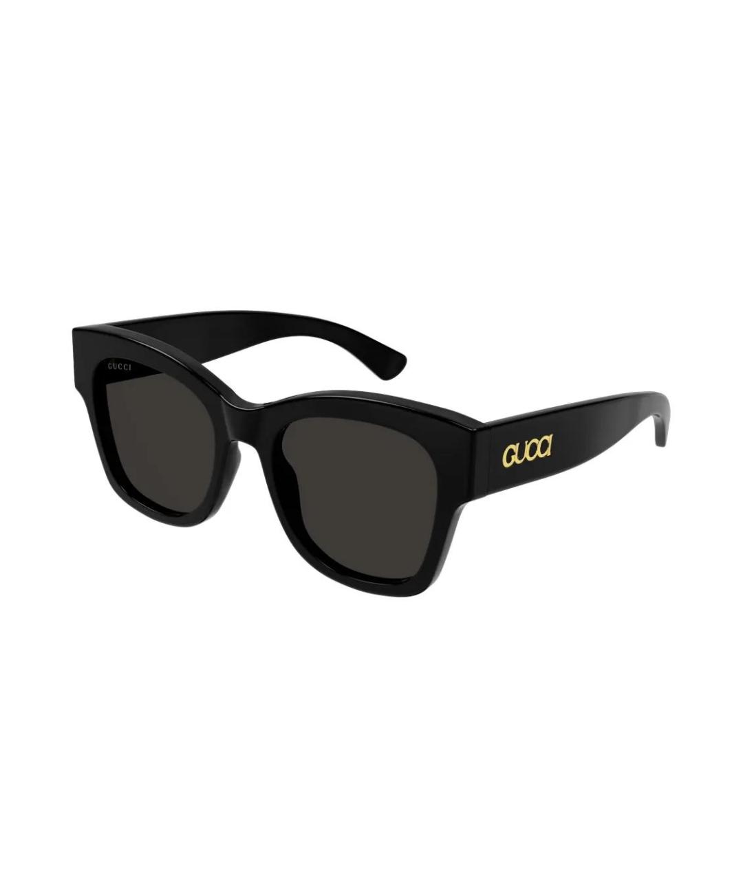 GUCCI Черные пластиковые солнцезащитные очки, фото 2