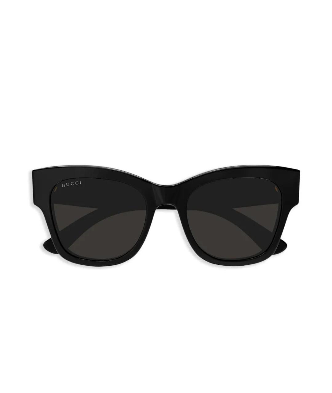 GUCCI Черные пластиковые солнцезащитные очки, фото 1