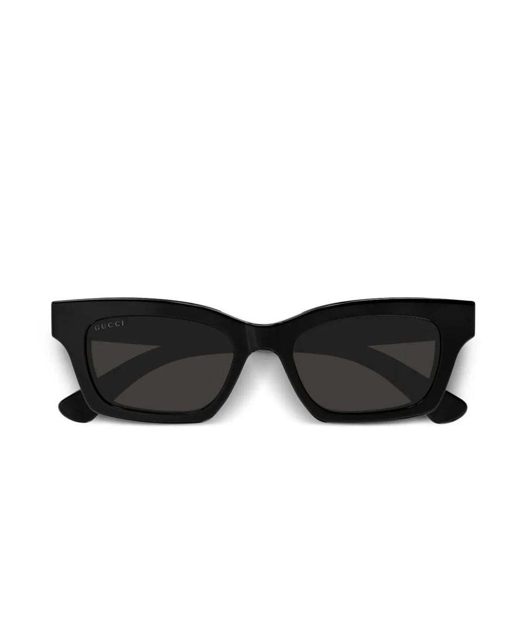 GUCCI Черные пластиковые солнцезащитные очки, фото 1