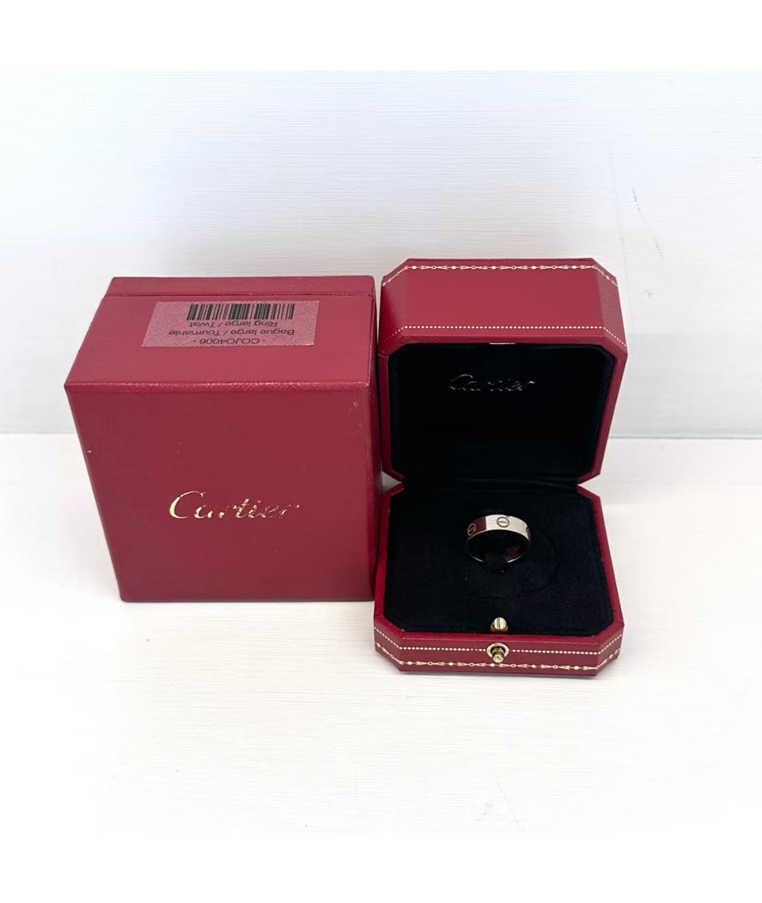 CARTIER Серебряное кольцо из белого золота, фото 2