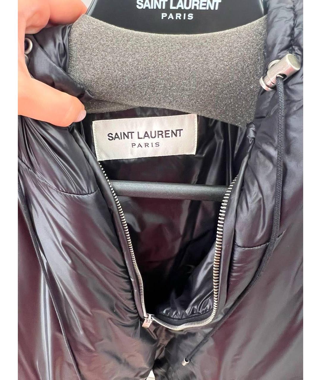SAINT LAURENT Черная куртка, фото 6
