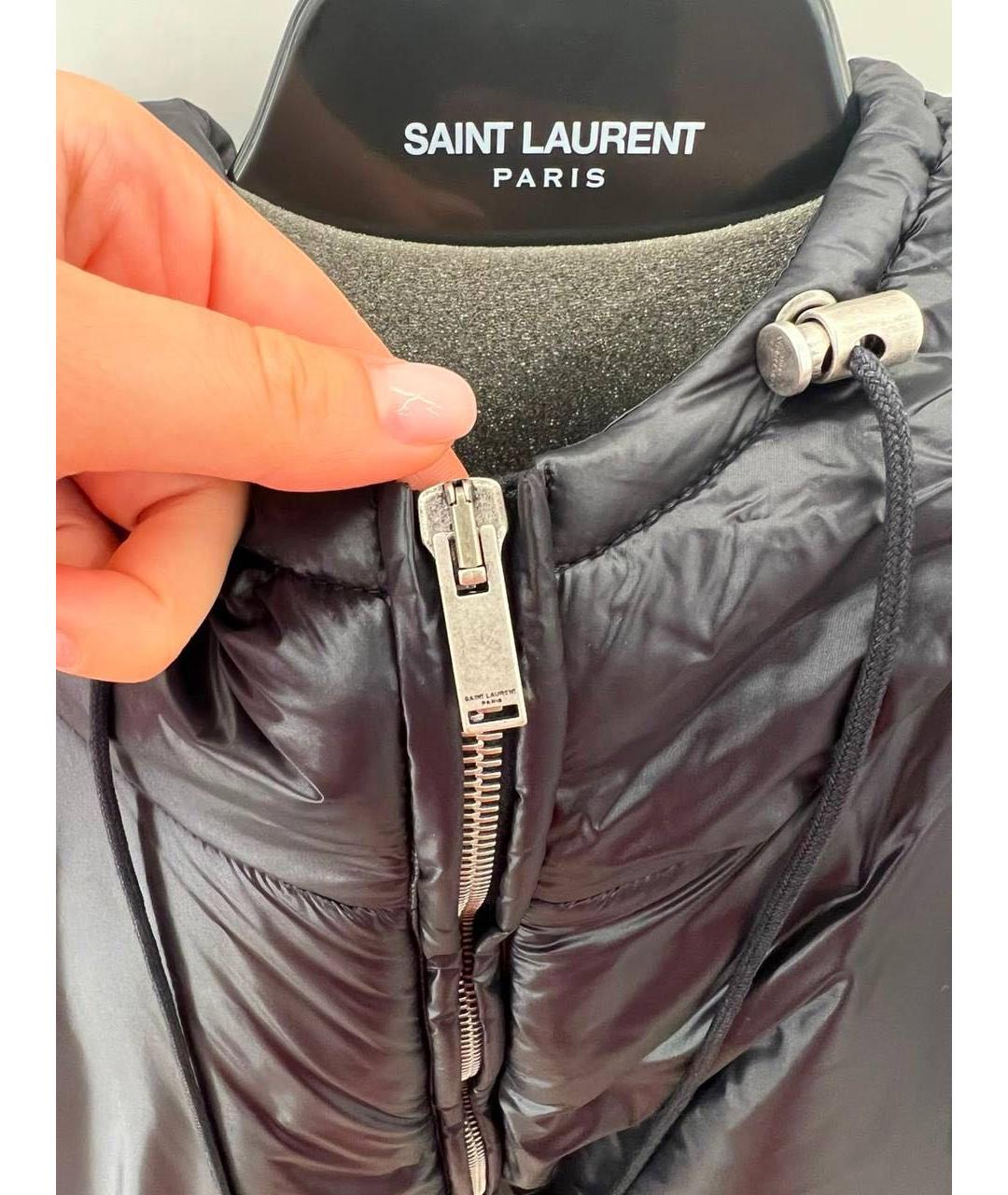SAINT LAURENT Черная куртка, фото 5