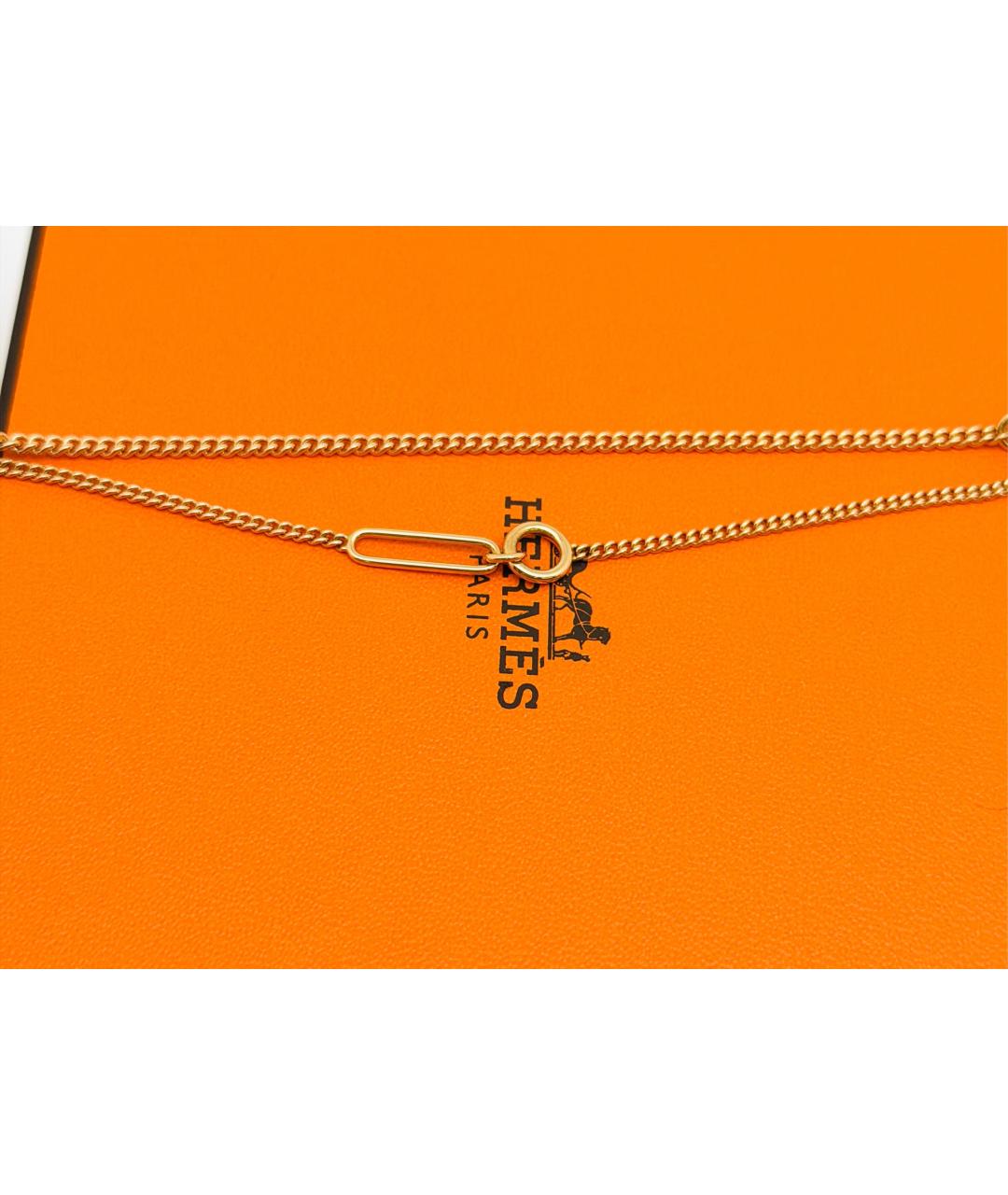 HERMES Золотой браслет из розового золота, фото 4