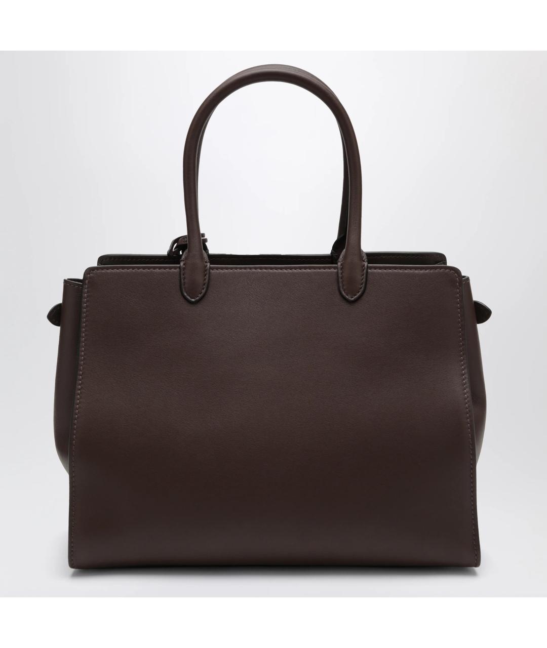 PRADA Коричневая кожаная сумка тоут, фото 3