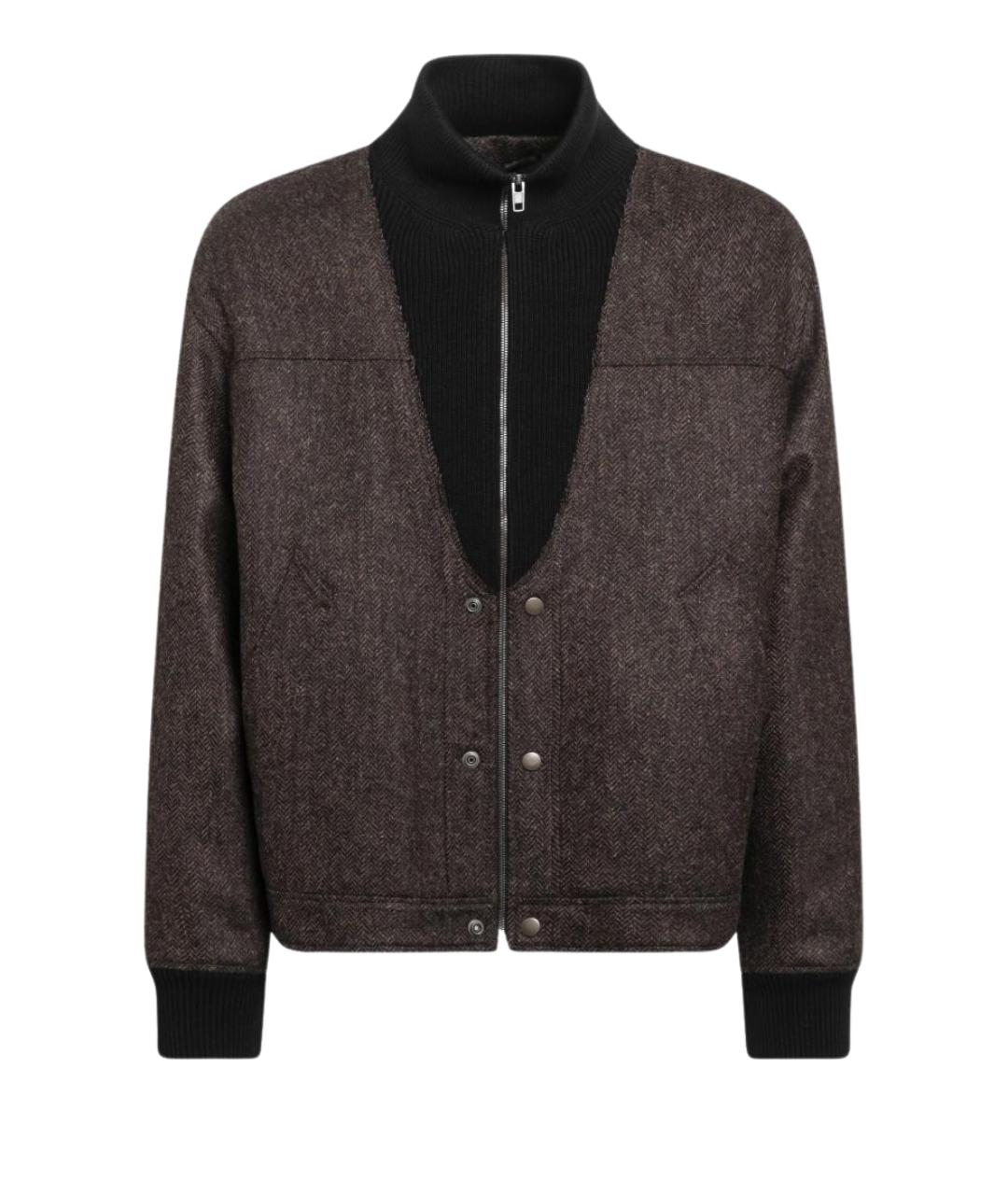 MAISON MARGIELA Коричневая шерстяная куртка, фото 1