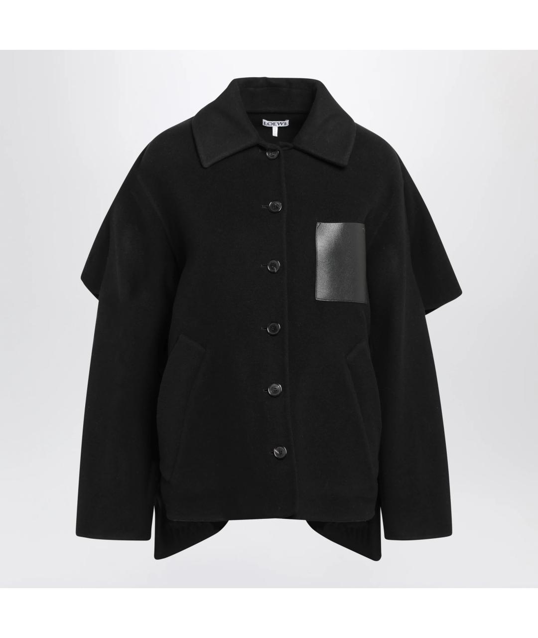 LOEWE Черная шерстяная куртка, фото 2