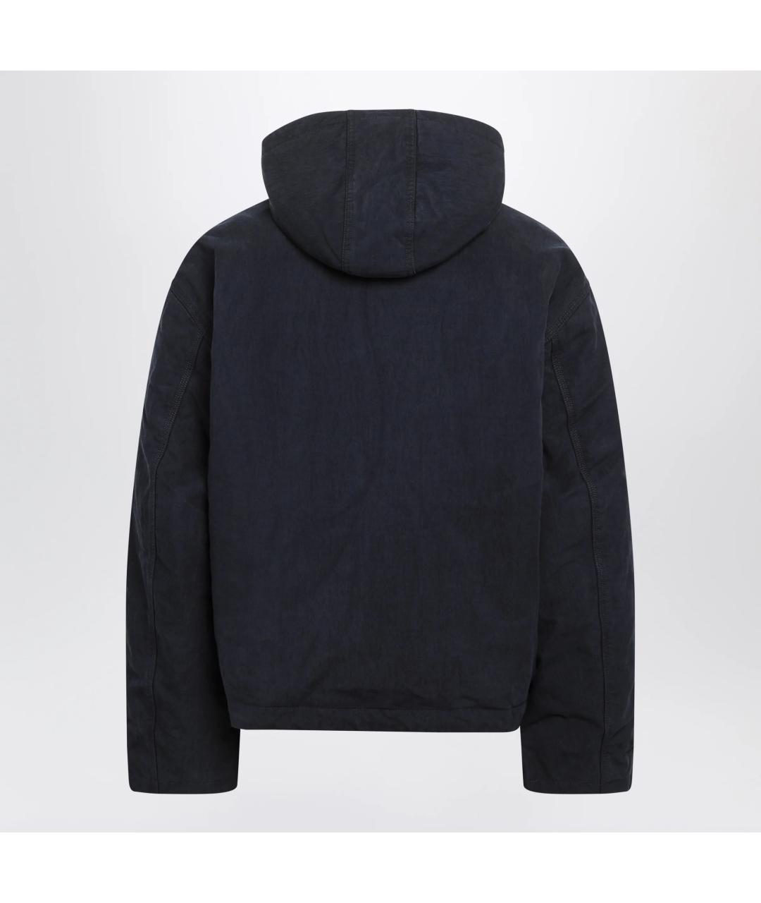ACNE STUDIOS Темно-синяя хлопковая куртка, фото 2