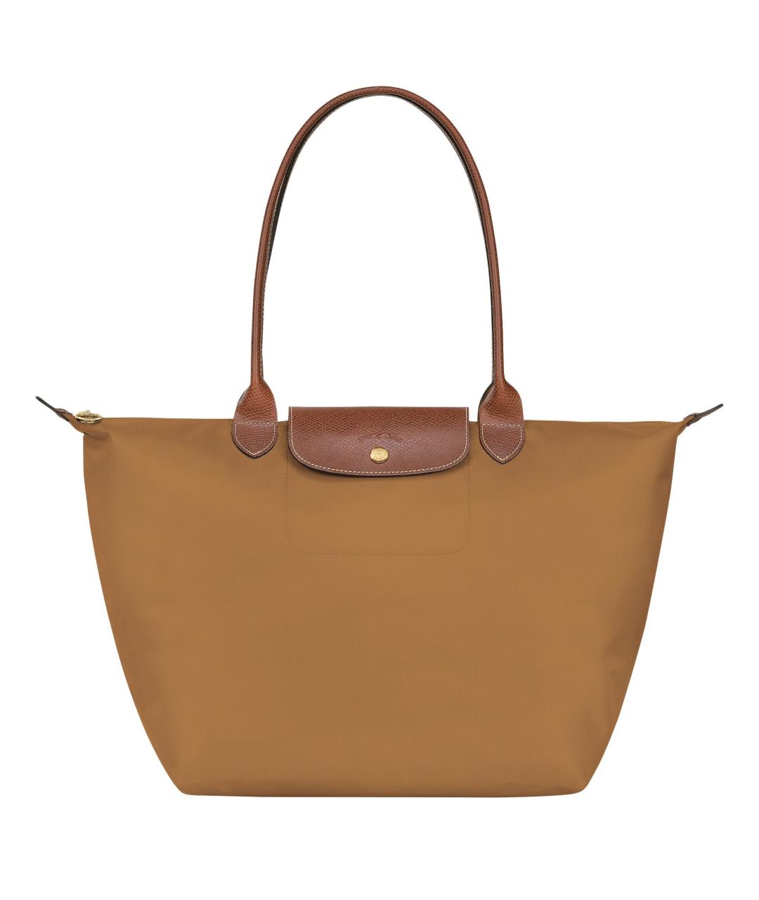 LONGCHAMP Коричневая нейлоновая сумка тоут, фото 1