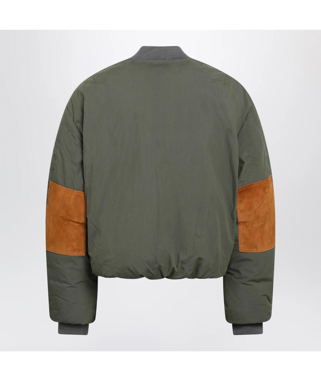 ACNE STUDIOS Зеленая полиамидовая куртка, фото 2