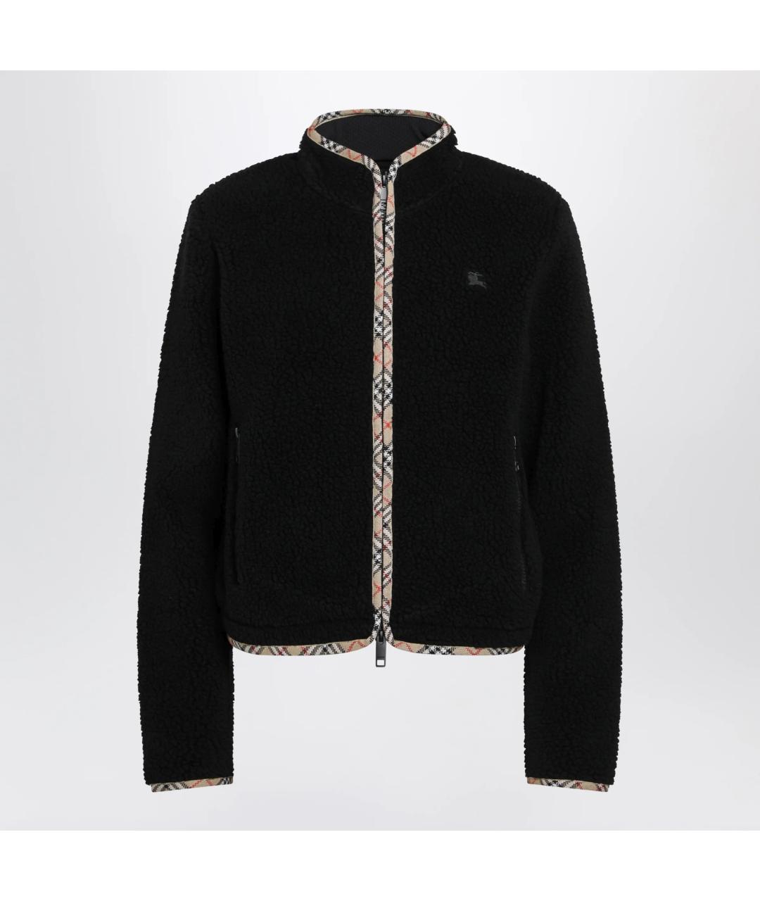 BURBERRY Черная шерстяная куртка, фото 3