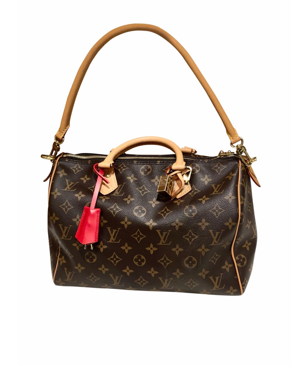 LOUIS VUITTON Коричневая сумка тоут из искусственной кожи, фото 1