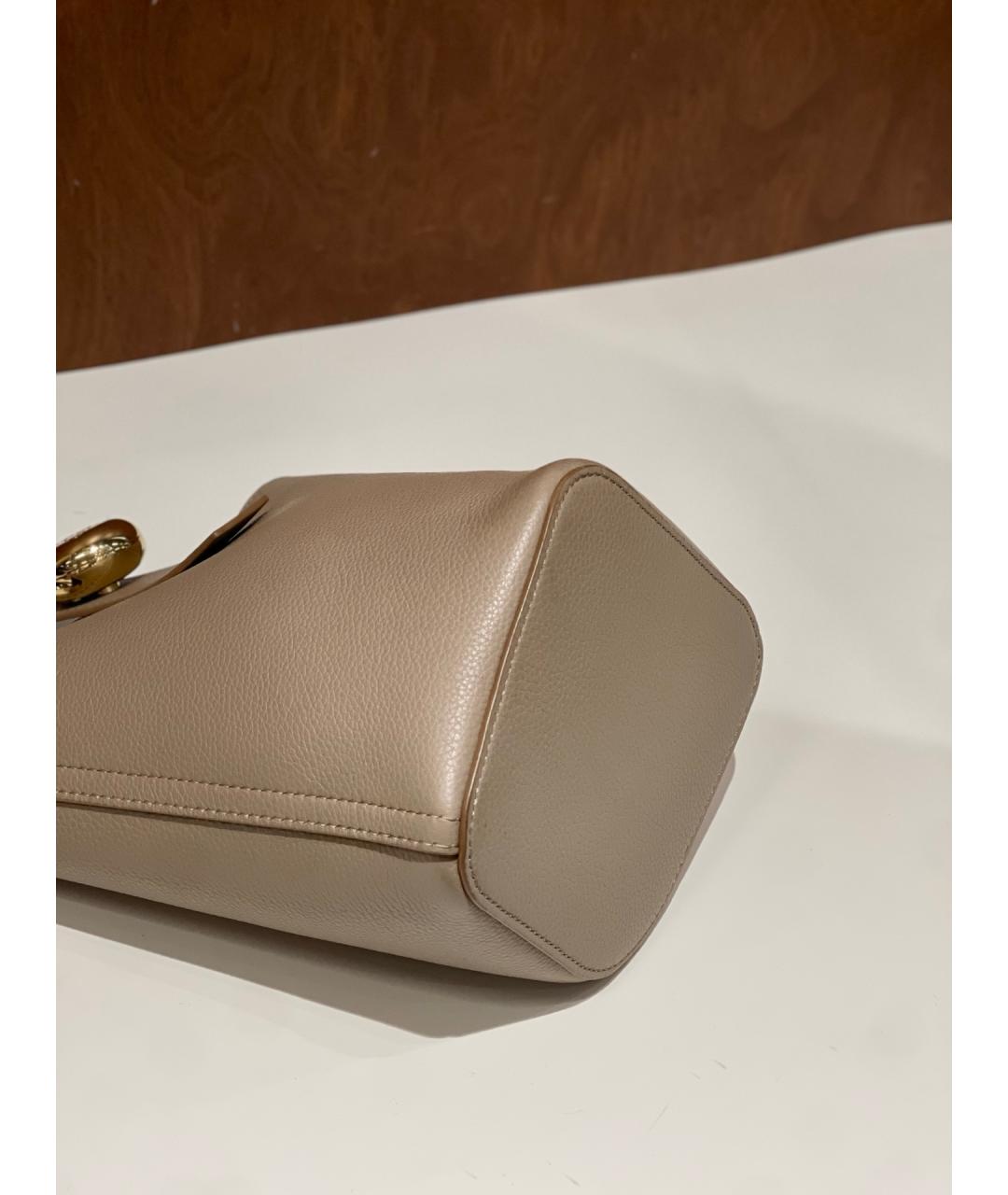 LOEWE Хаки кожаная сумка тоут, фото 5