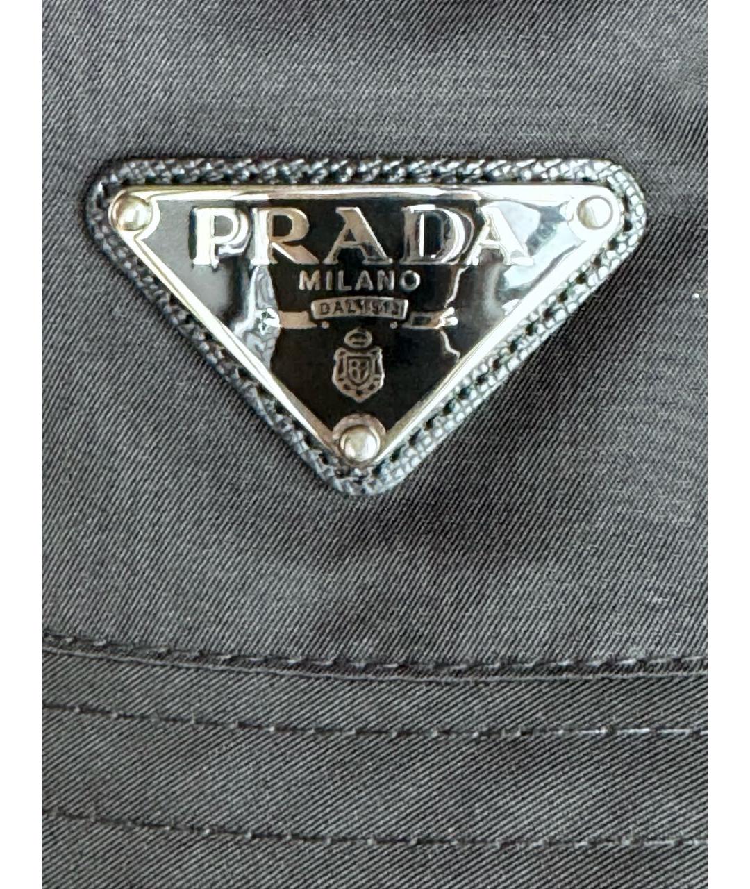 PRADA Черная шляпа, фото 4