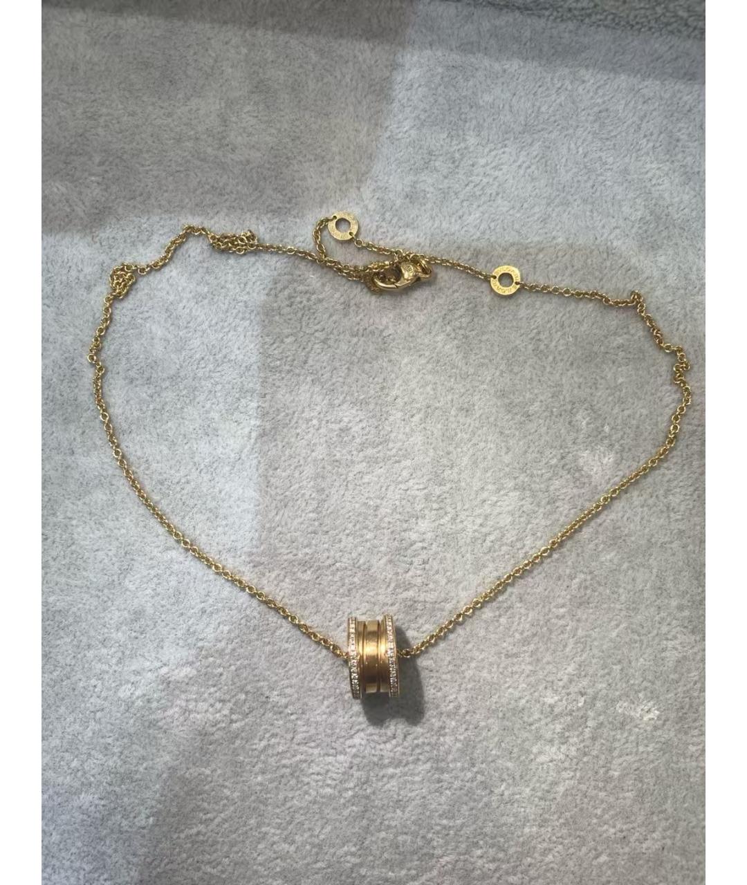 BVLGARI Золотая подвеска из розового золота, фото 5