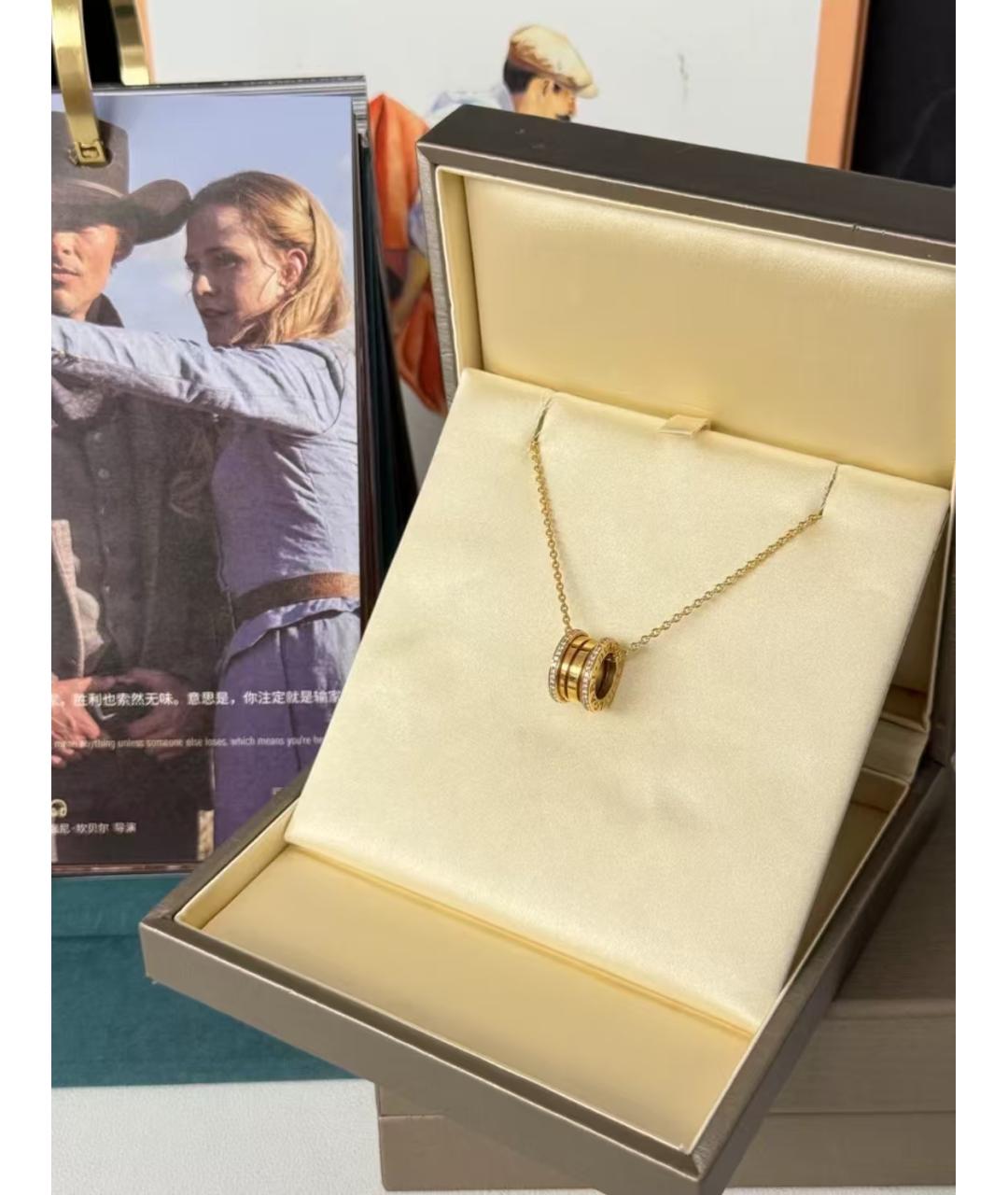 BVLGARI Золотая подвеска из розового золота, фото 2