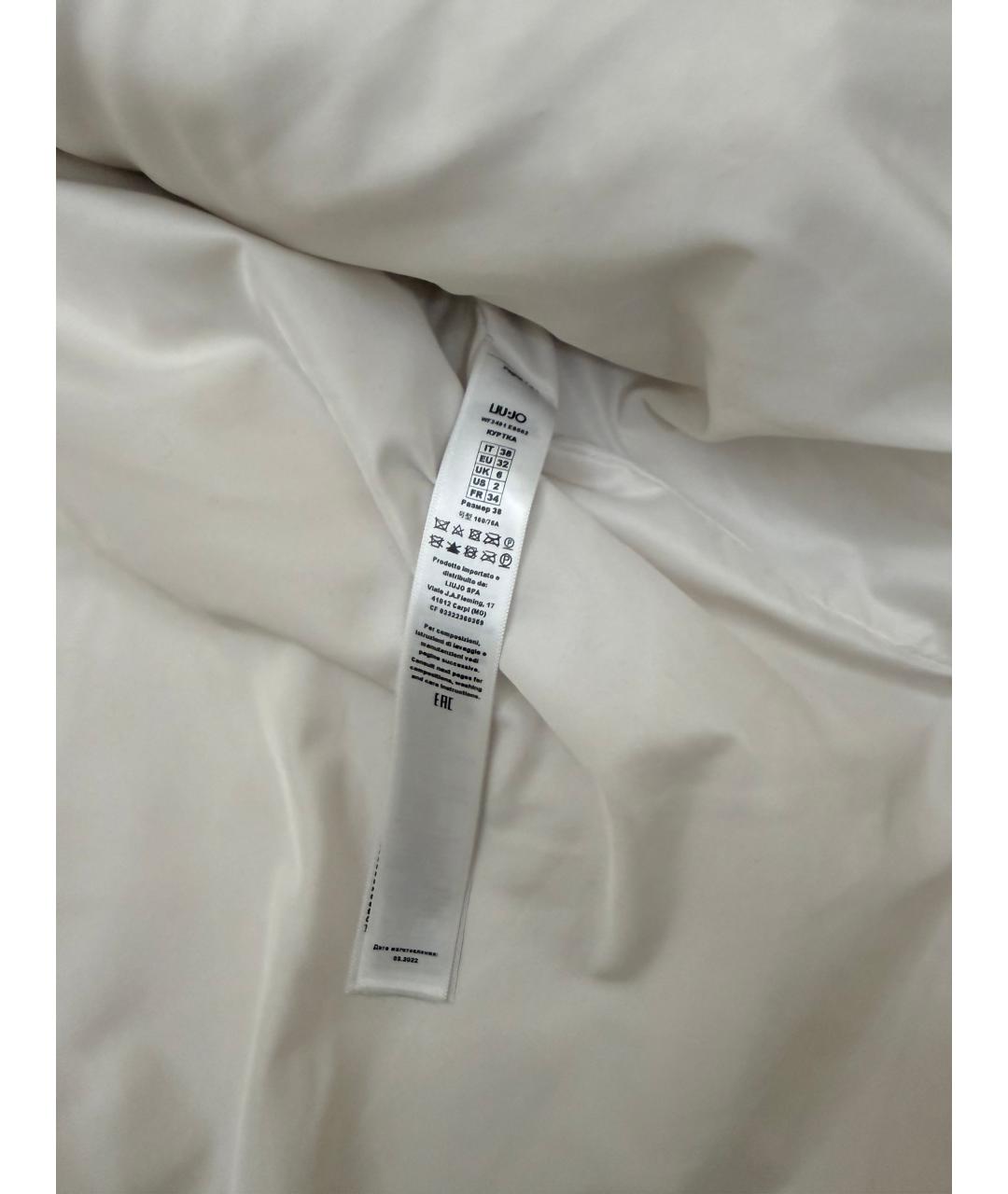 LIU JO Бежевая меховая шуба, фото 6