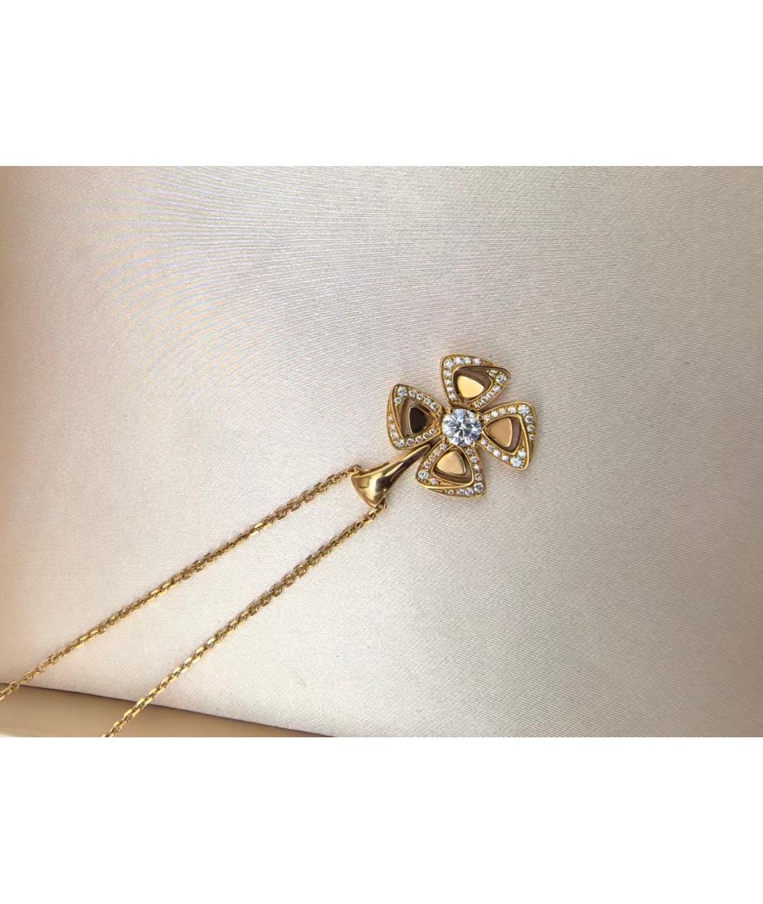 BVLGARI Золотая подвеска из розового золота, фото 3
