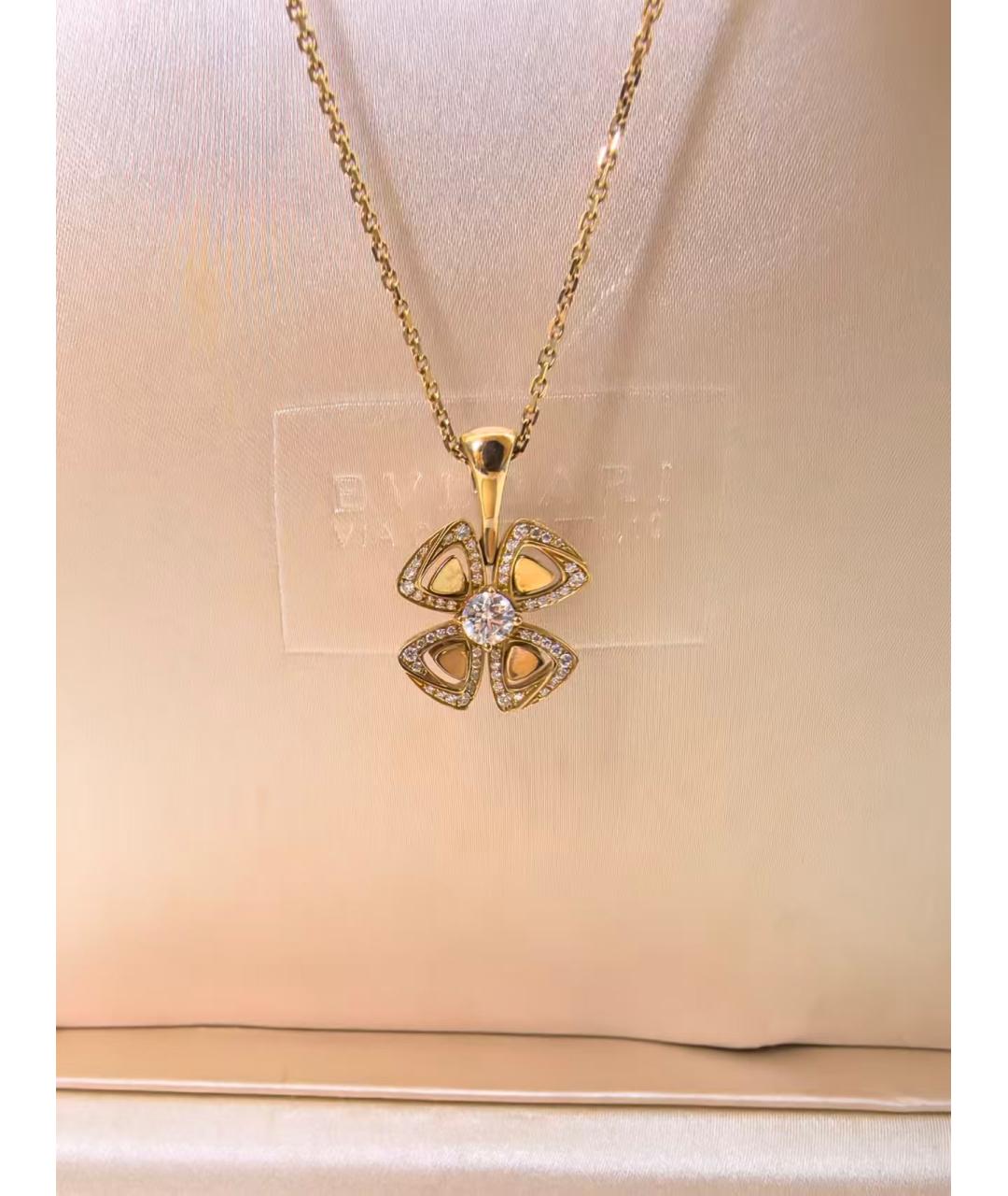 BVLGARI Золотая подвеска из розового золота, фото 4