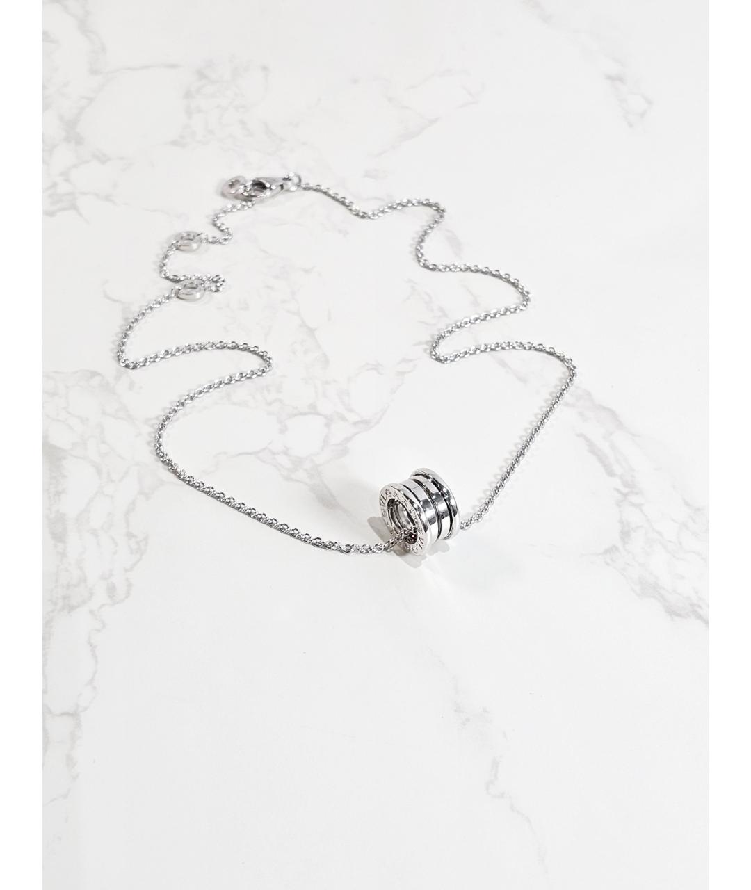 BVLGARI Серебряная подвеска из белого золота, фото 3
