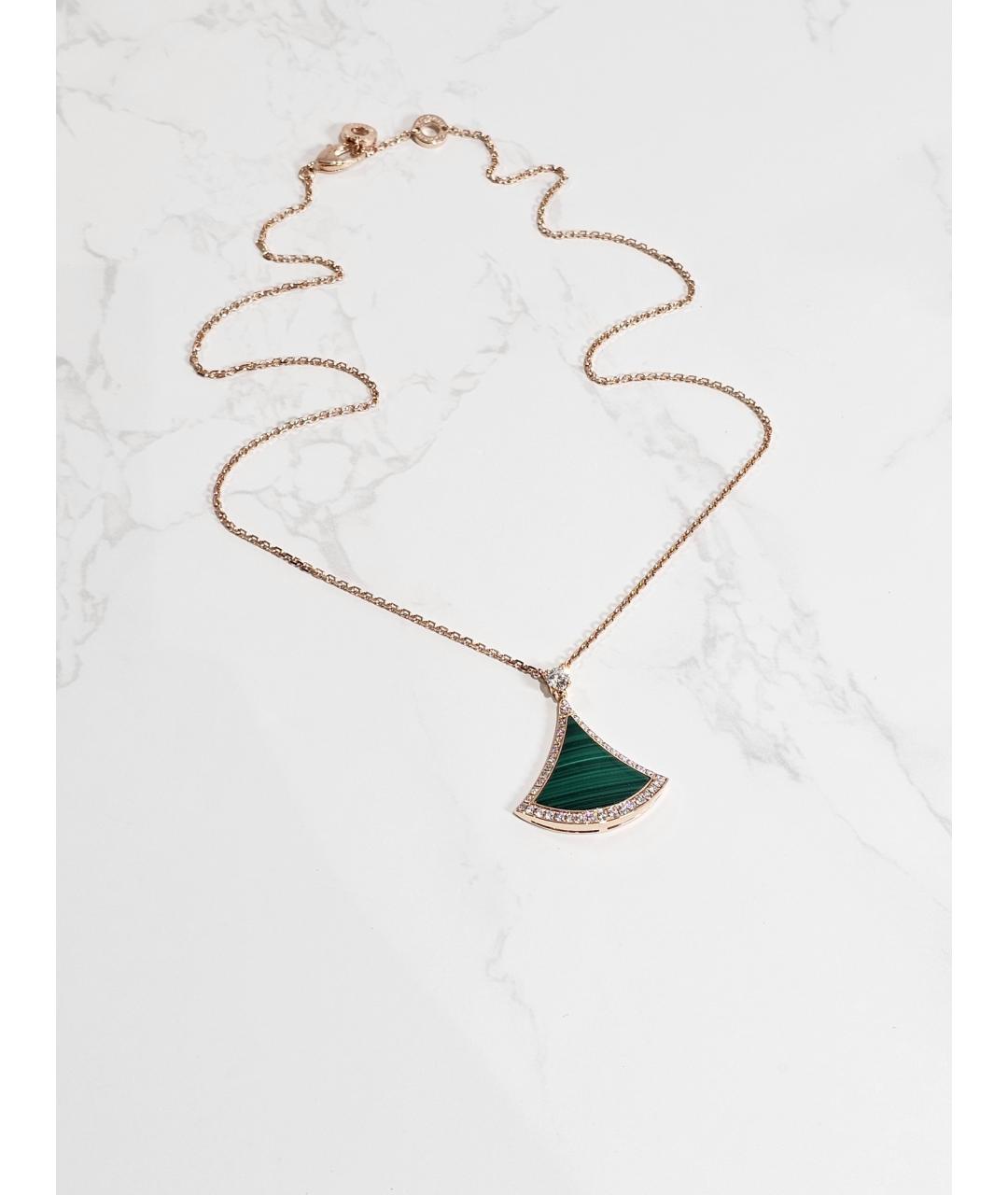BVLGARI Золотая подвеска из розового золота, фото 6