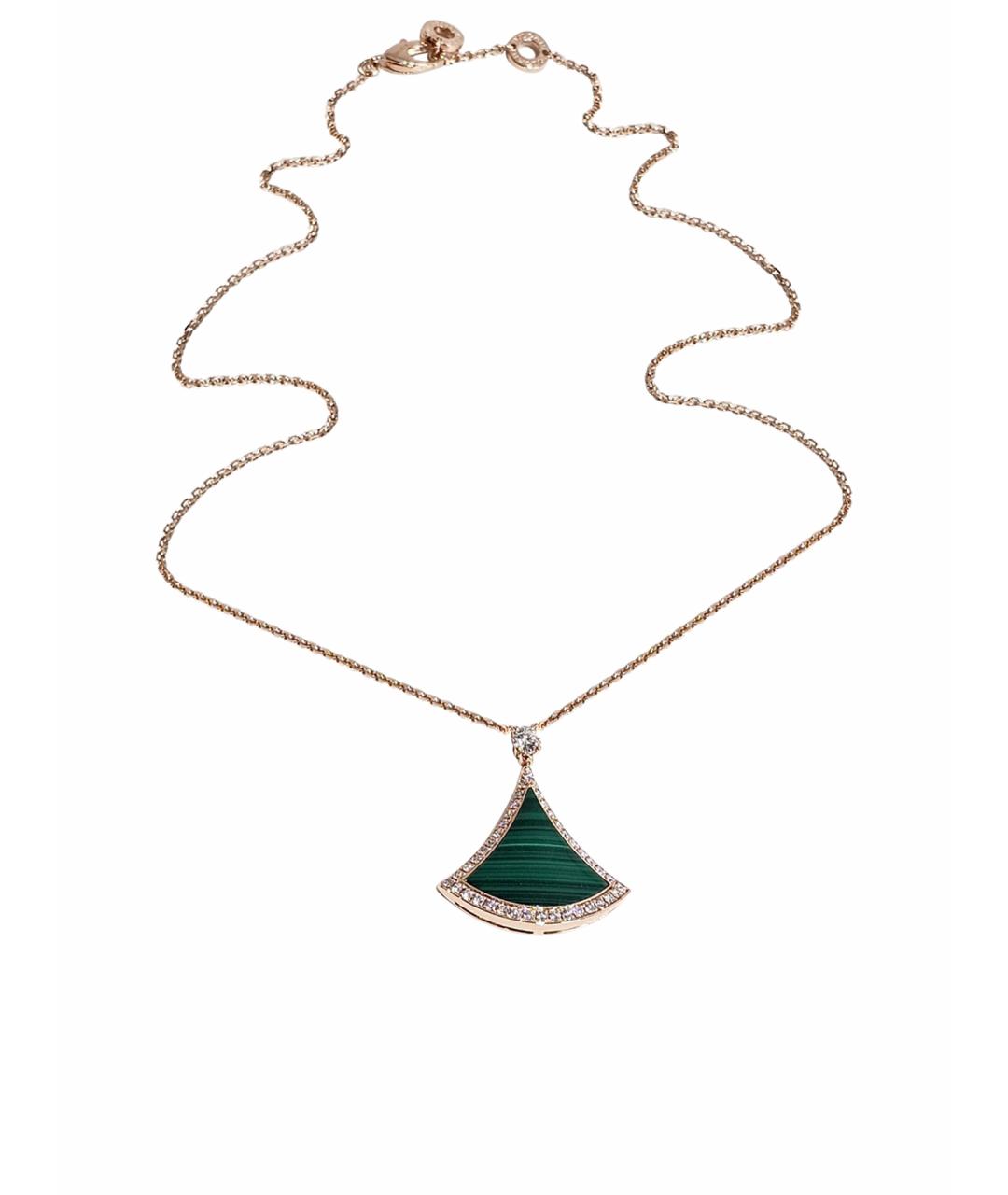 BVLGARI Золотая подвеска из розового золота, фото 1