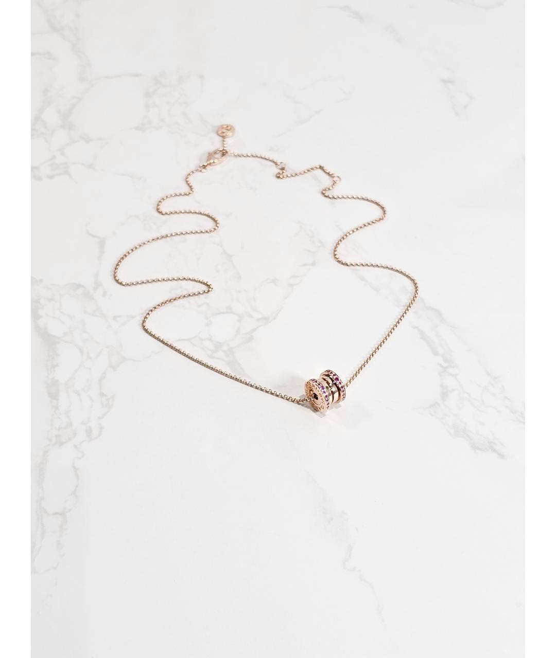 BVLGARI Золотая подвеска из розового золота, фото 1