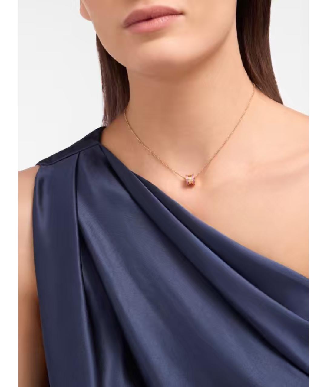 BVLGARI Золотая подвеска из розового золота, фото 4