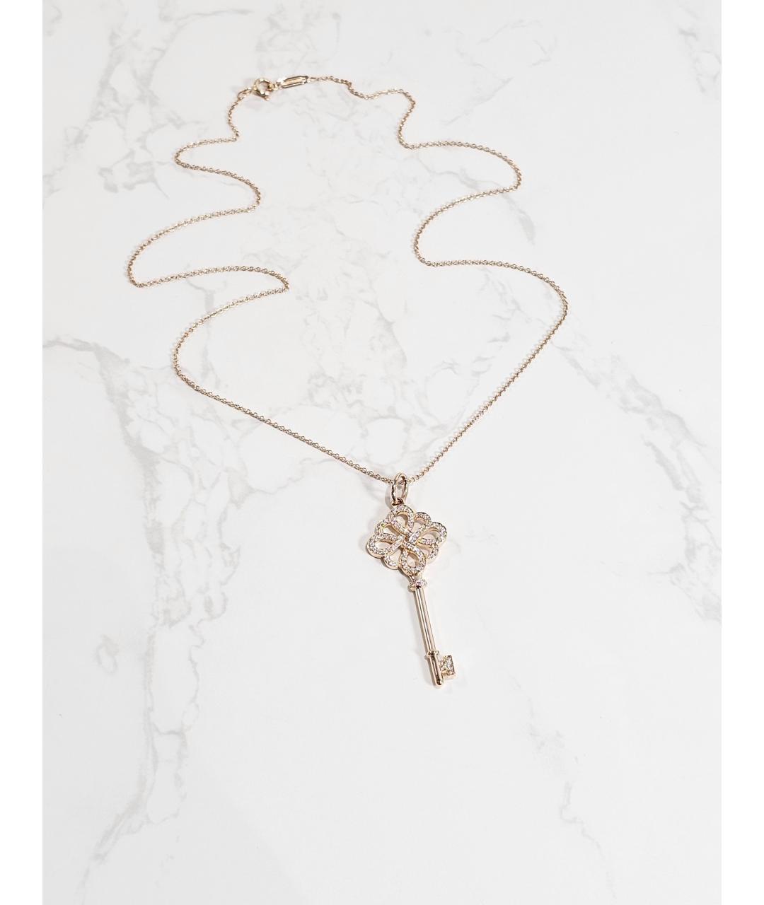 TIFFANY&CO Золотая подвеска из розового золота, фото 3