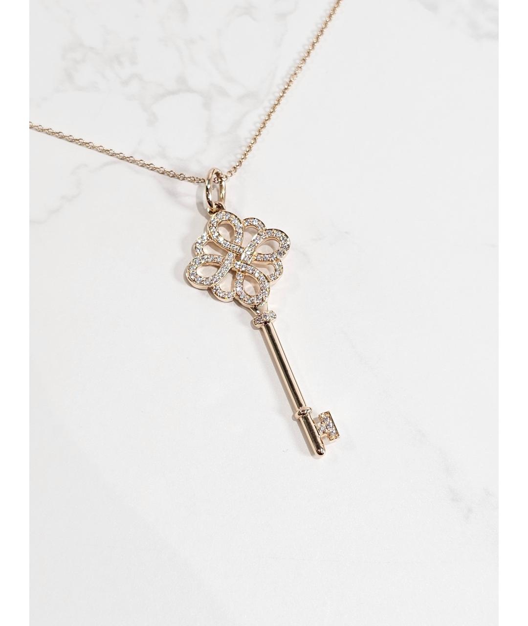 TIFFANY&CO Золотая подвеска из розового золота, фото 2