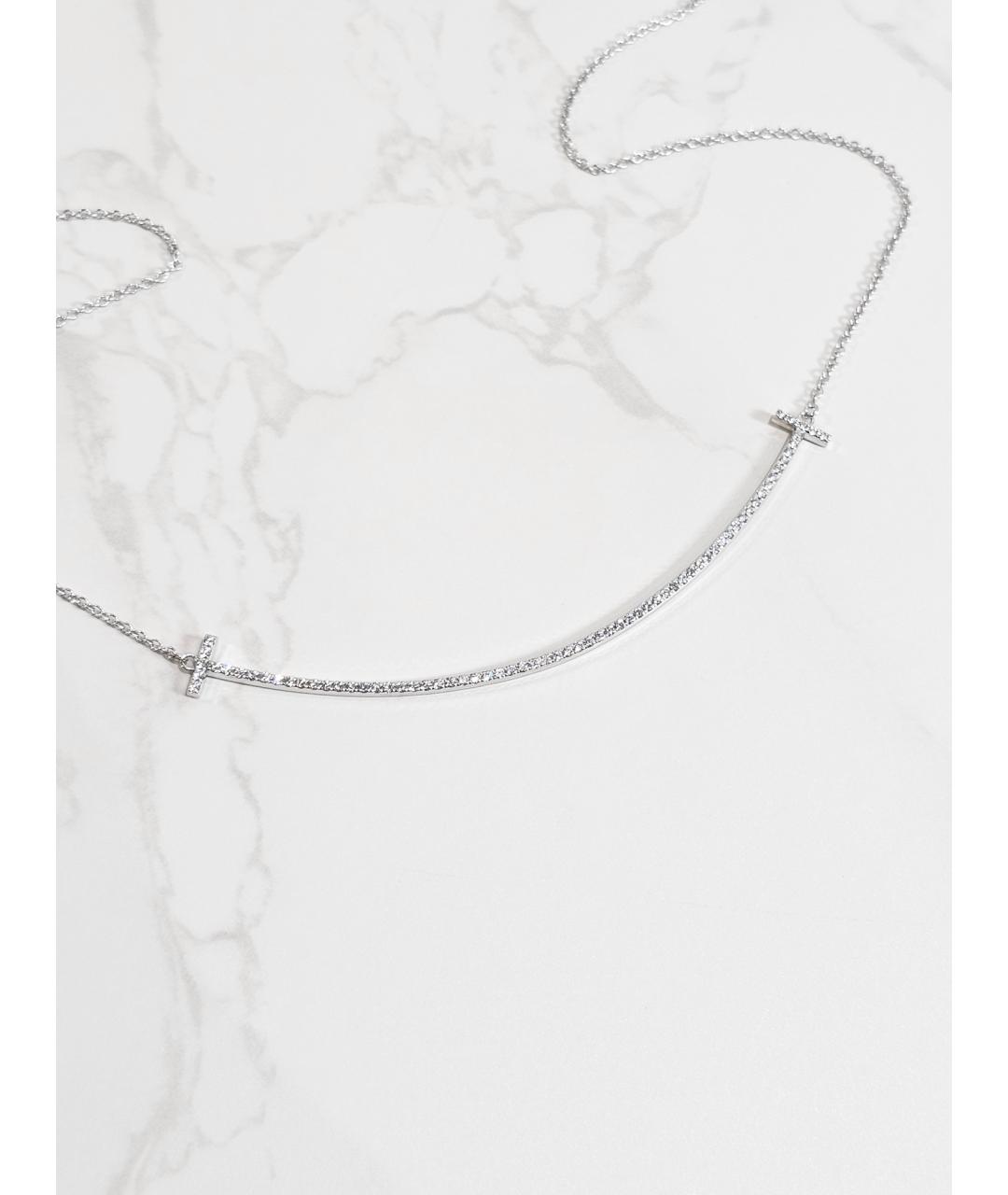 TIFFANY&CO Серебряная подвеска из белого золота, фото 2