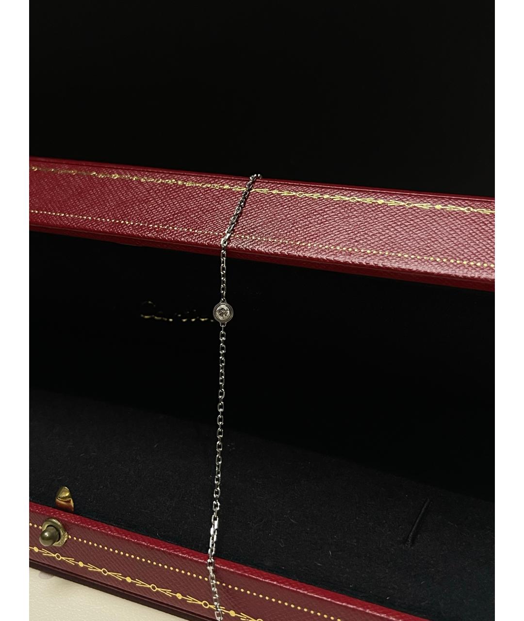 CARTIER Серебряный браслет из белого золота, фото 4