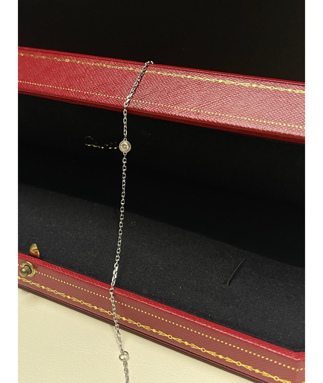 CARTIER Серебряный браслет из белого золота, фото 3