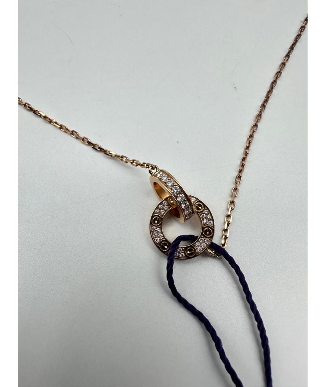 CARTIER Золотое колье из розового золота, фото 2