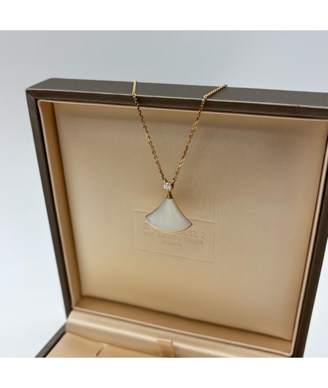 BVLGARI Золотая подвеска из розового золота, фото 4
