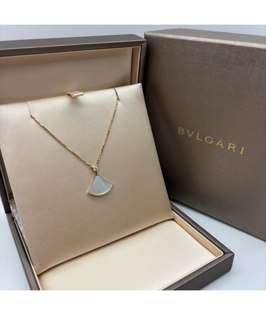 BVLGARI Золотая подвеска из розового золота, фото 2