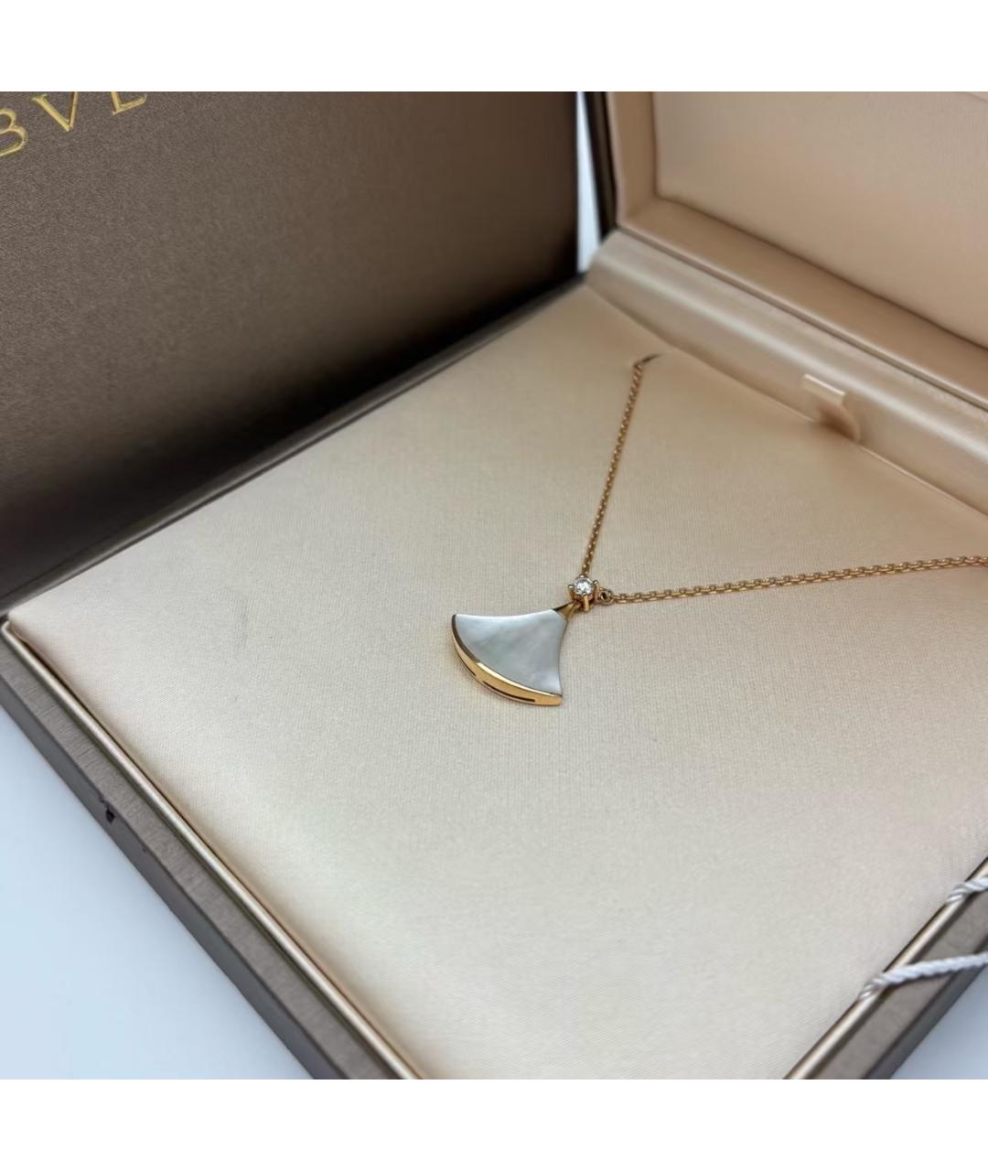 BVLGARI Золотая подвеска из розового золота, фото 3