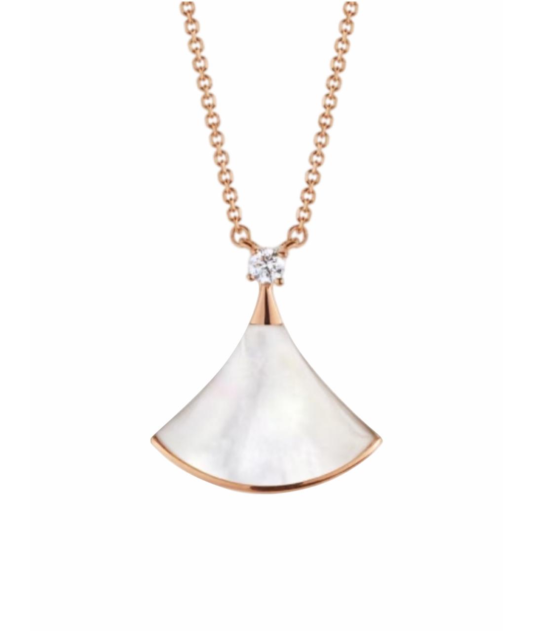BVLGARI Золотая подвеска из розового золота, фото 1