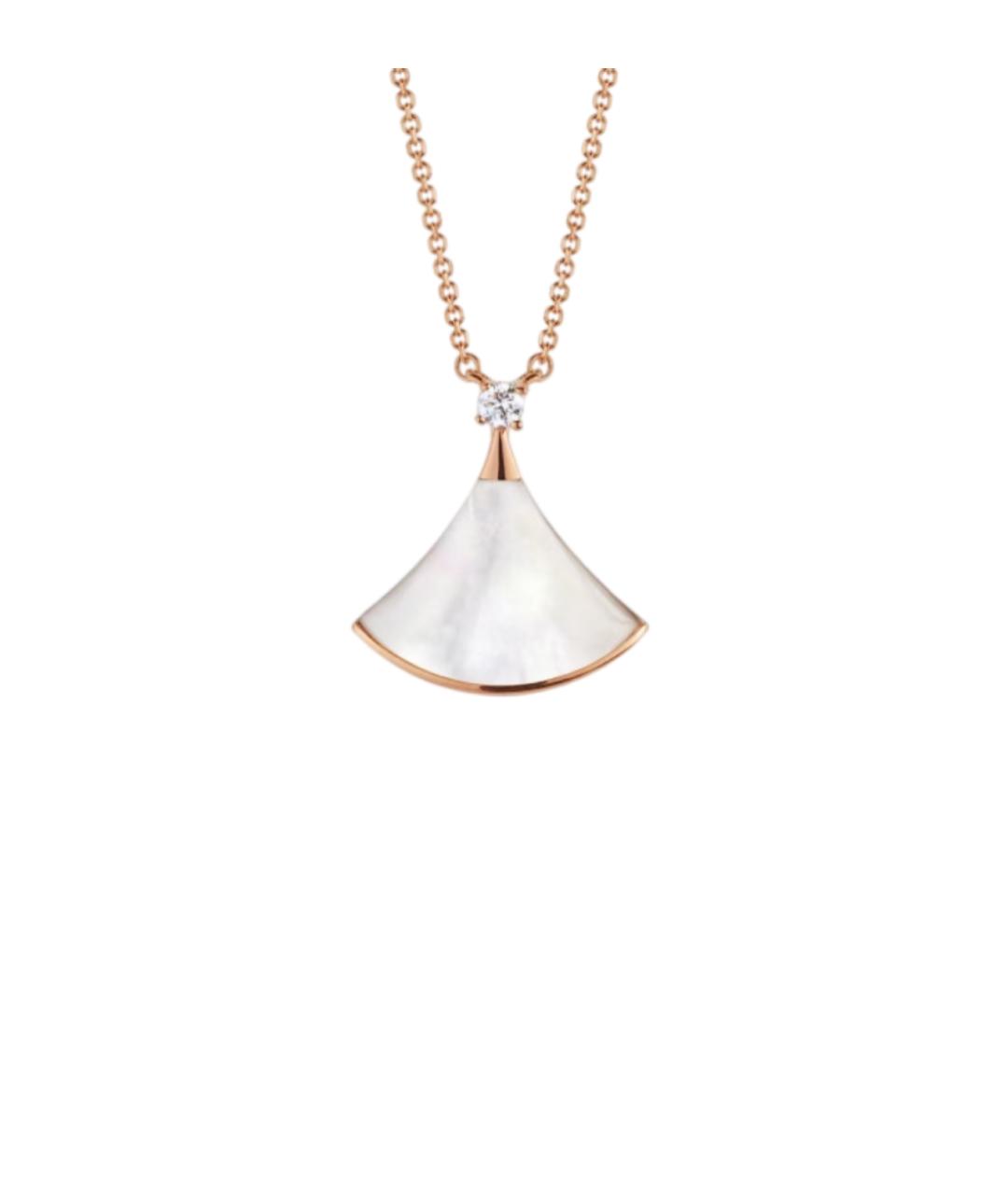 BVLGARI Золотая подвеска из розового золота, фото 5