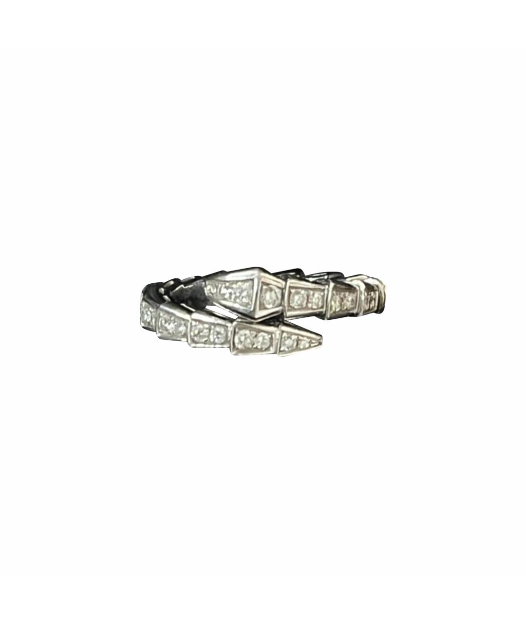 BVLGARI Серебряное кольцо из белого золота, фото 1