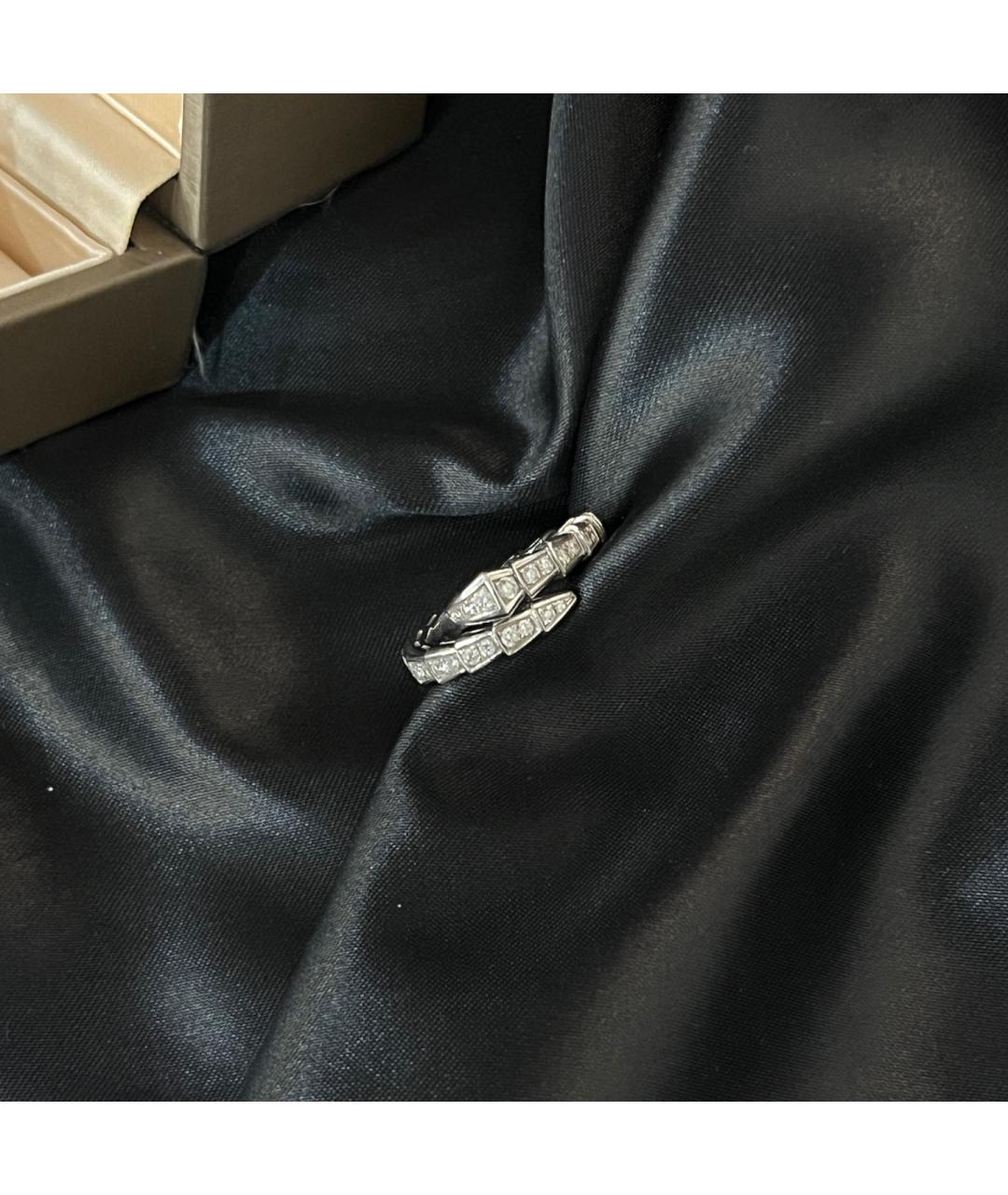 BVLGARI Серебряное кольцо из белого золота, фото 3