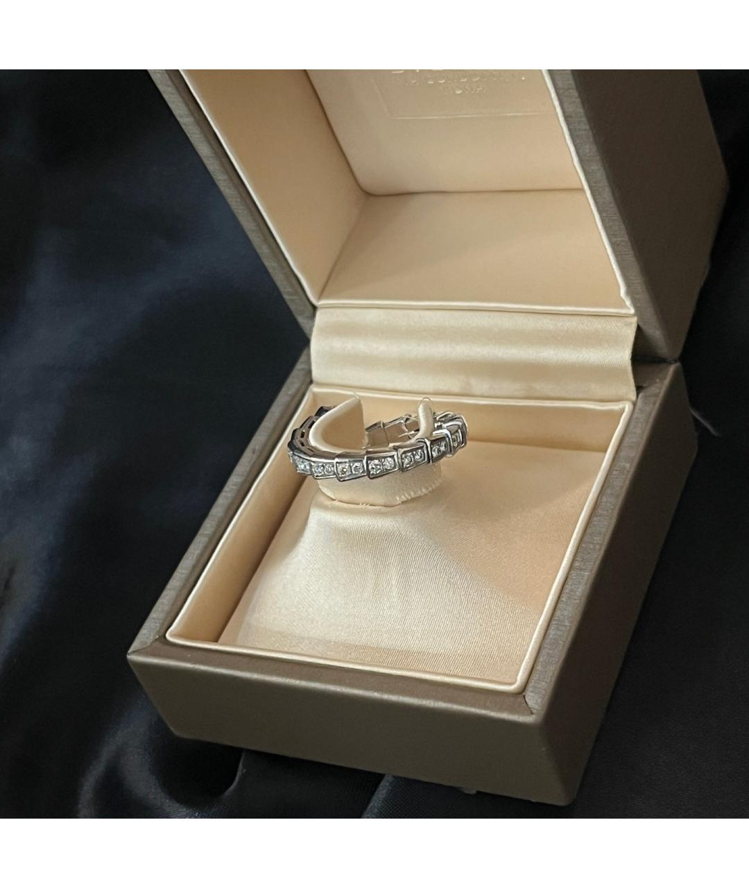 BVLGARI Серебряное кольцо из белого золота, фото 2