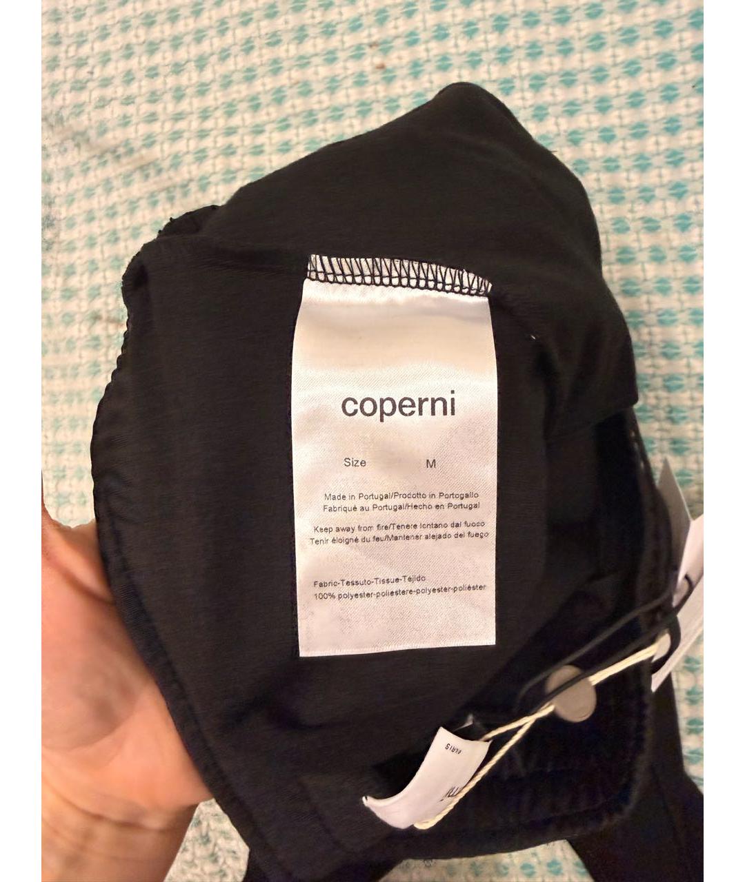 COPERNI Черные полиэстеровые прямые брюки, фото 4