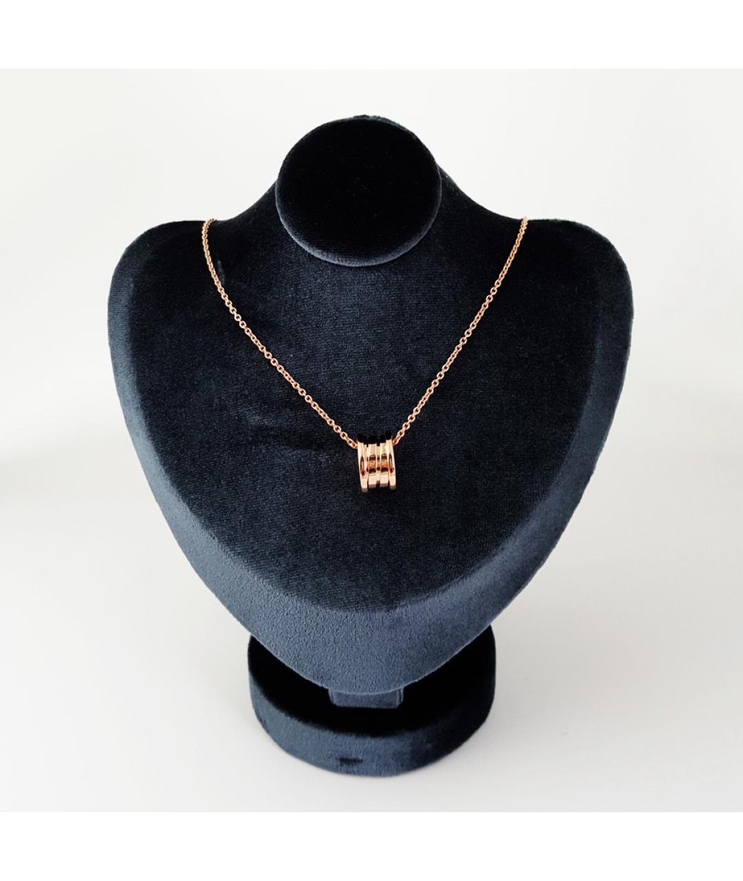 BVLGARI Золотое колье из розового золота, фото 7