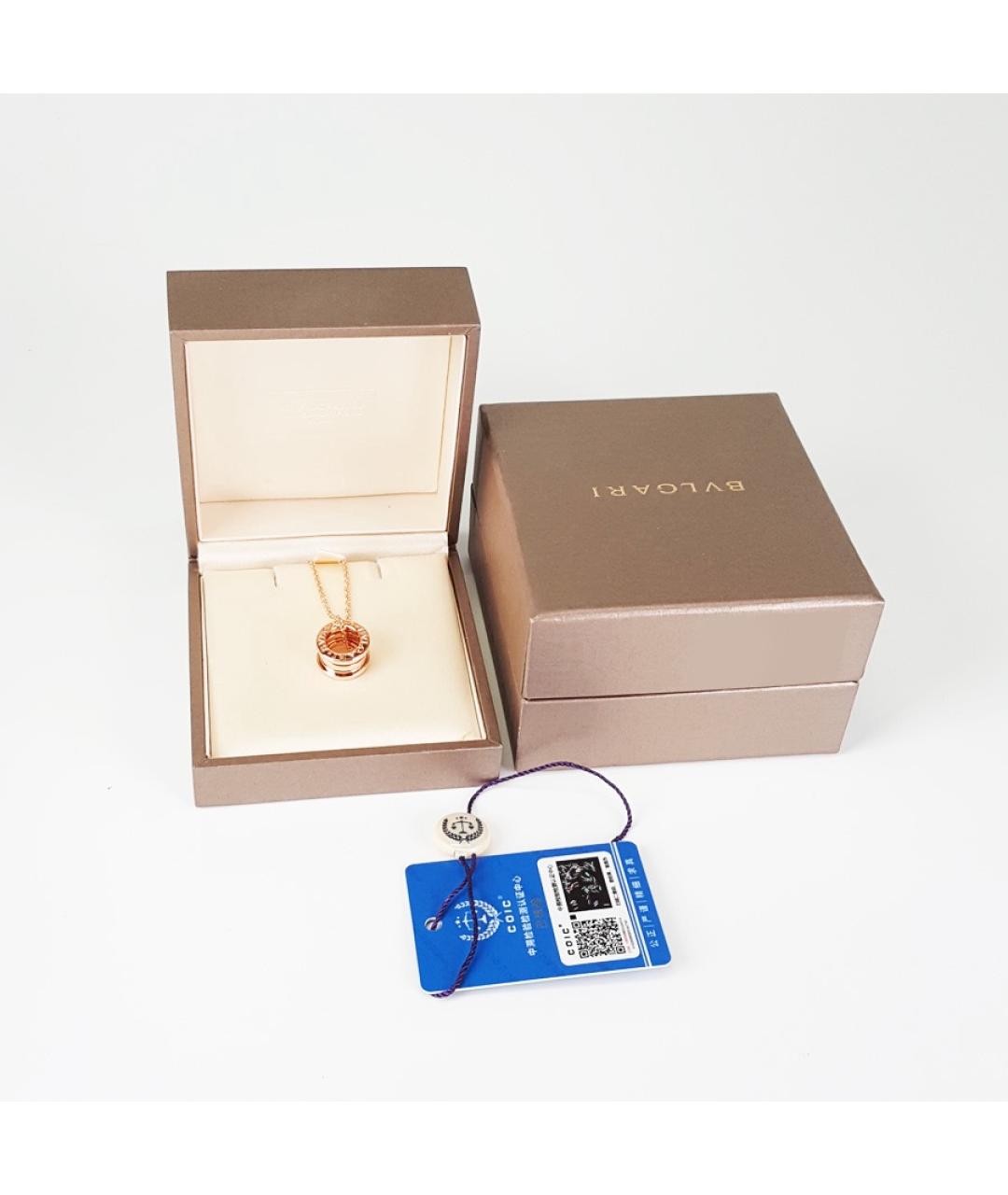 BVLGARI Золотое колье из розового золота, фото 3