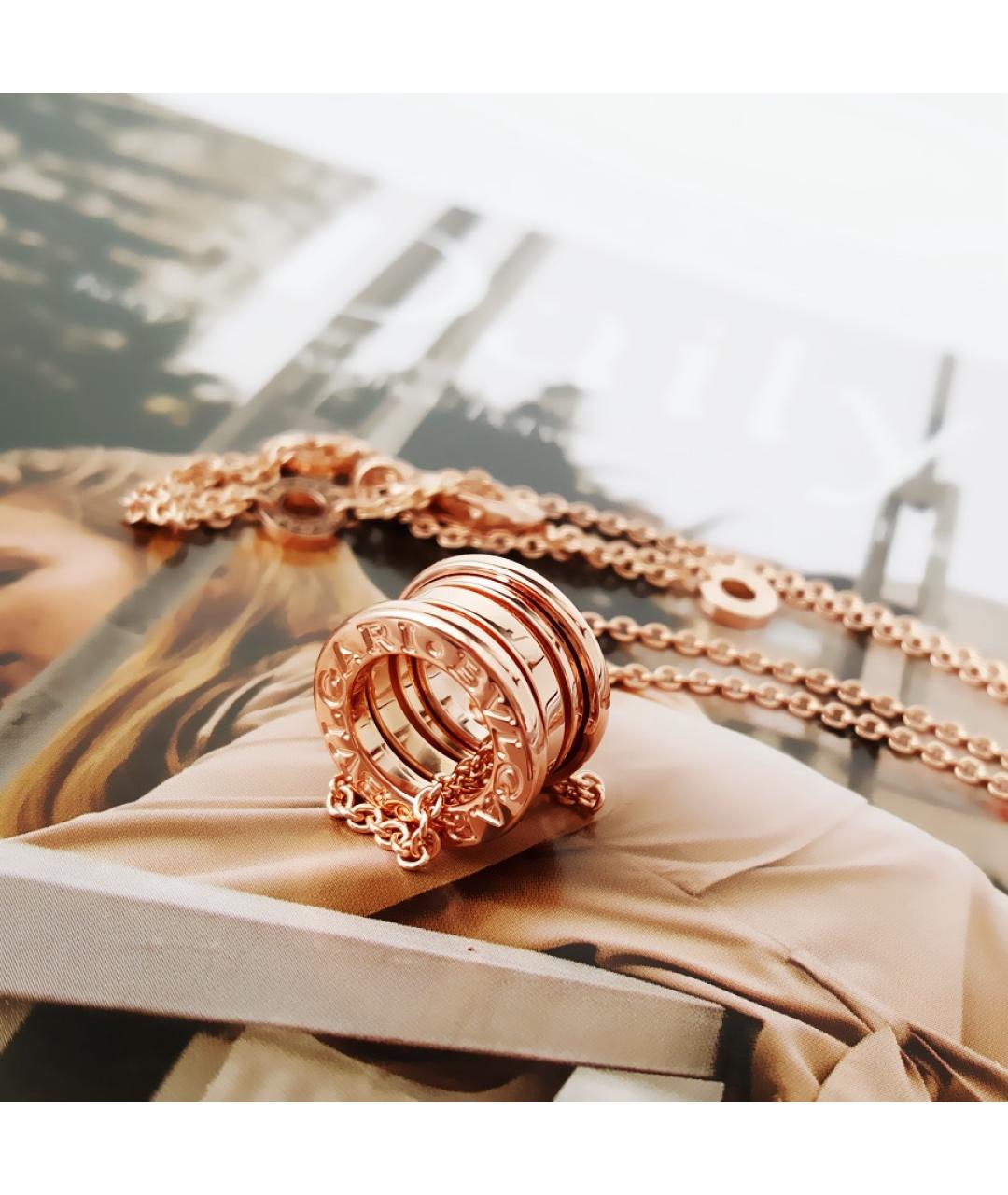 BVLGARI Золотое колье из розового золота, фото 4