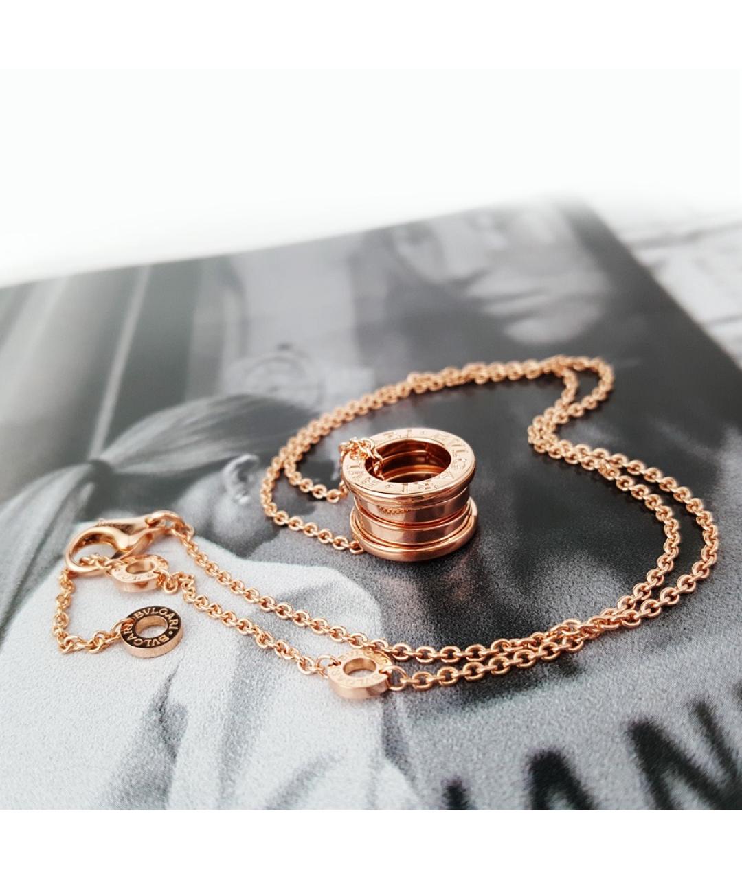 BVLGARI Золотое колье из розового золота, фото 2