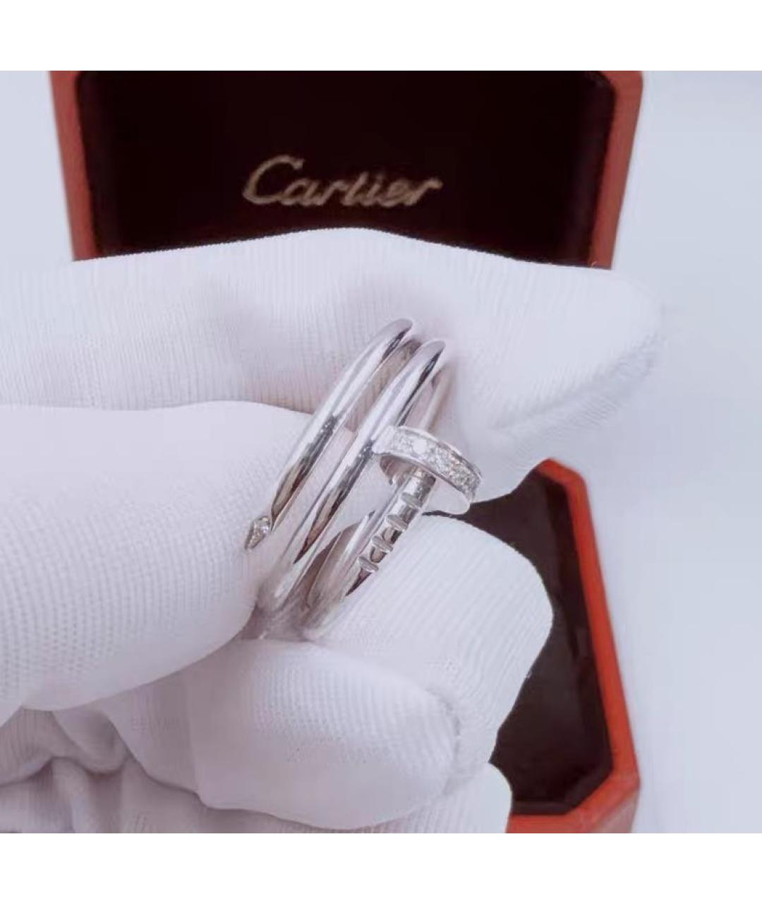 CARTIER Белое кольцо из белого золота, фото 5