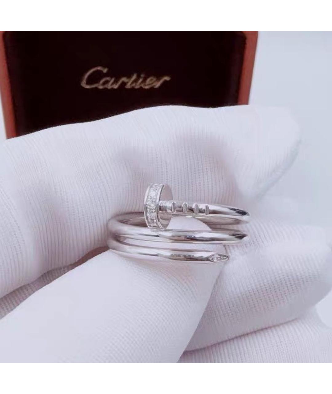 CARTIER Белое кольцо из белого золота, фото 3