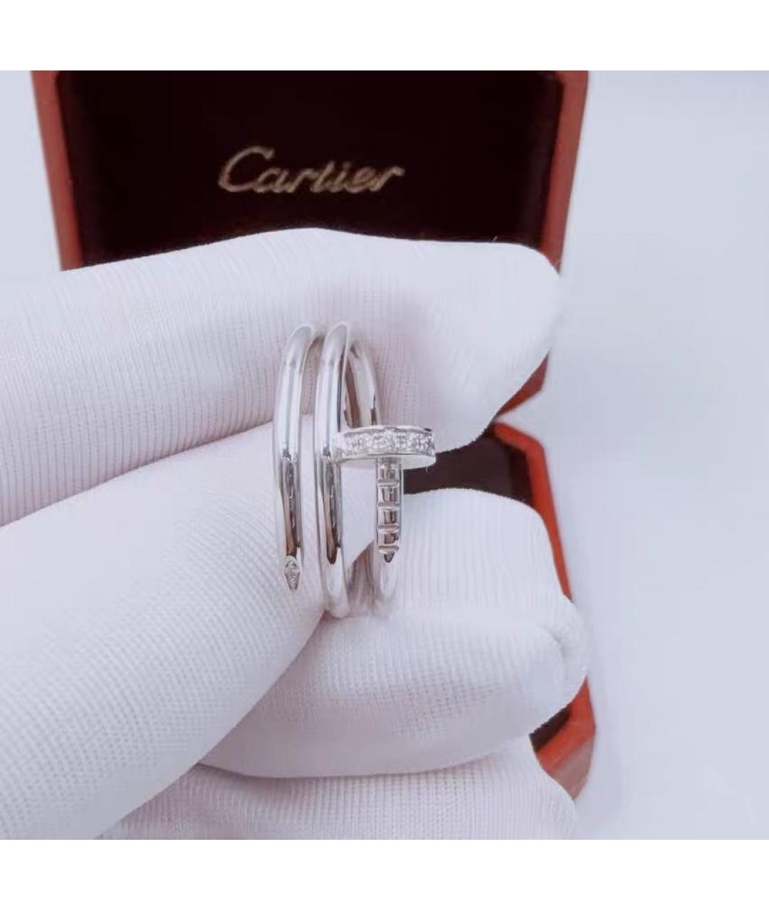 CARTIER Белое кольцо из белого золота, фото 4